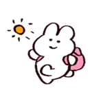 白いうさちゃんスタンプ（個別スタンプ：38）