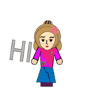Pretty girl's life（個別スタンプ：4）
