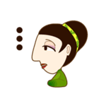 drink tea woman（個別スタンプ：2）