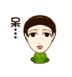 drink tea woman（個別スタンプ：32）