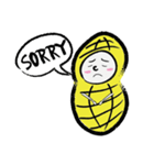 What happened to P.Nuts（個別スタンプ：14）
