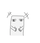 四角い生き物（個別スタンプ：18）