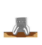 四角い生き物（個別スタンプ：36）