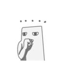 四角い生き物（個別スタンプ：37）