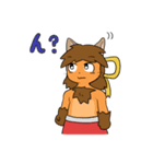 ネコ娘ちゃんのスタンプ（個別スタンプ：2）