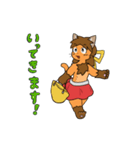 ネコ娘ちゃんのスタンプ（個別スタンプ：3）