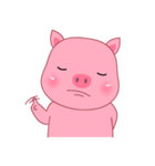 Son Pink Pig sticker(eng)（個別スタンプ：4）