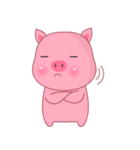 Son Pink Pig sticker(eng)（個別スタンプ：13）