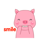 Son Pink Pig sticker(eng)（個別スタンプ：15）