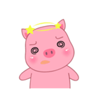 Son Pink Pig sticker(eng)（個別スタンプ：20）