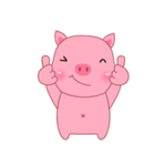 Son Pink Pig sticker(eng)（個別スタンプ：23）