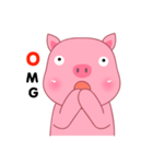 Son Pink Pig sticker(eng)（個別スタンプ：26）