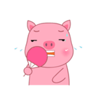 Son Pink Pig sticker(eng)（個別スタンプ：29）