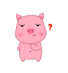 Son Pink Pig sticker(eng)（個別スタンプ：33）