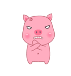 Son Pink Pig sticker(eng)（個別スタンプ：35）