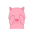 Son Pink Pig sticker(eng)（個別スタンプ：36）