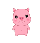 Son Pink Pig sticker(eng)（個別スタンプ：39）