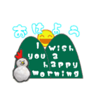 心優しい雪だるま（個別スタンプ：12）