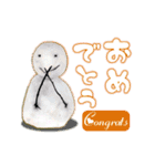 心優しい雪だるま（個別スタンプ：14）