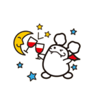 白コウモリ パット（個別スタンプ：3）