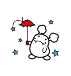 白コウモリ パット（個別スタンプ：4）
