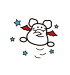 白コウモリ パット（個別スタンプ：6）