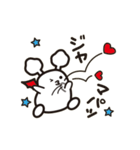 白コウモリ パット（個別スタンプ：14）
