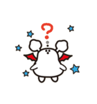 白コウモリ パット（個別スタンプ：20）