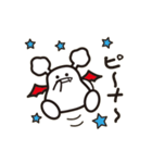 白コウモリ パット（個別スタンプ：25）