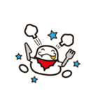 白コウモリ パット（個別スタンプ：36）