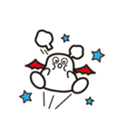白コウモリ パット（個別スタンプ：37）