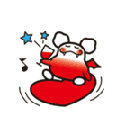 白コウモリ パット（個別スタンプ：40）