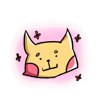 My fox eat fish only（個別スタンプ：7）