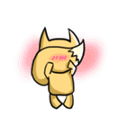 My fox eat fish only（個別スタンプ：9）