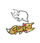 My fox eat fish only（個別スタンプ：15）