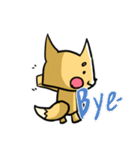 My fox eat fish only（個別スタンプ：20）