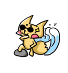 My fox eat fish only（個別スタンプ：24）