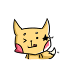 My fox eat fish only（個別スタンプ：26）