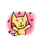 My fox eat fish only（個別スタンプ：35）