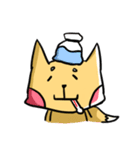 My fox eat fish only（個別スタンプ：37）