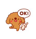 Red Poodle GA-BI（個別スタンプ：8）