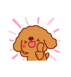 Red Poodle GA-BI（個別スタンプ：11）
