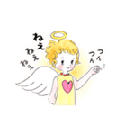 天然お茶目な天使のハピピスちゃん（個別スタンプ：3）