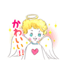 天然お茶目な天使のハピピスちゃん（個別スタンプ：6）