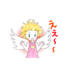 天然お茶目な天使のハピピスちゃん（個別スタンプ：10）