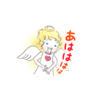 天然お茶目な天使のハピピスちゃん（個別スタンプ：12）