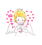 天然お茶目な天使のハピピスちゃん（個別スタンプ：18）