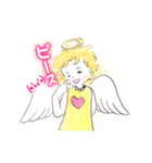 天然お茶目な天使のハピピスちゃん（個別スタンプ：23）