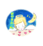 天然お茶目な天使のハピピスちゃん（個別スタンプ：33）