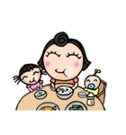 Busy but happy mom（個別スタンプ：32）